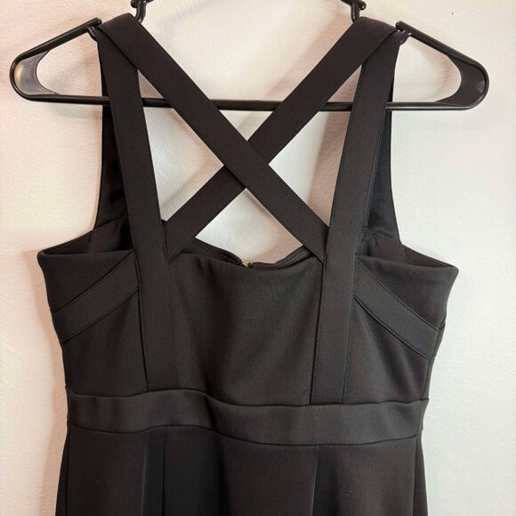 Calvin Klein Zip -Black Sleeveless  Front Sheath Dress - - Picture 5 of 10